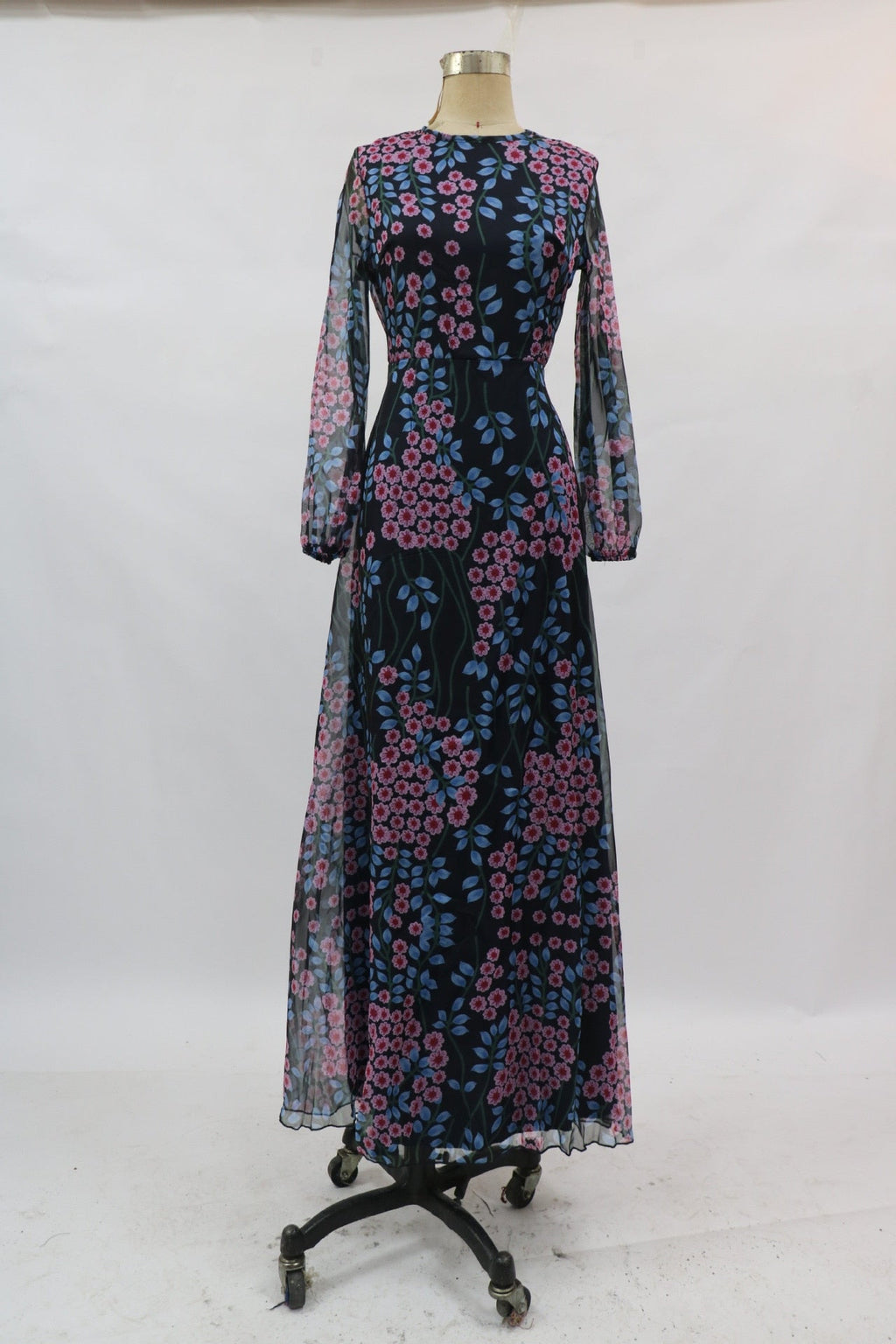 Elegant Maxi Dress 2023 Spring Summer Women&#39;s Clothes Sexy Backless Slim Print Dress Outfits For Women Vestidos